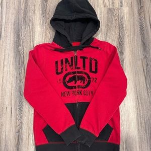 vintage men’s medium ecko zip up sweater